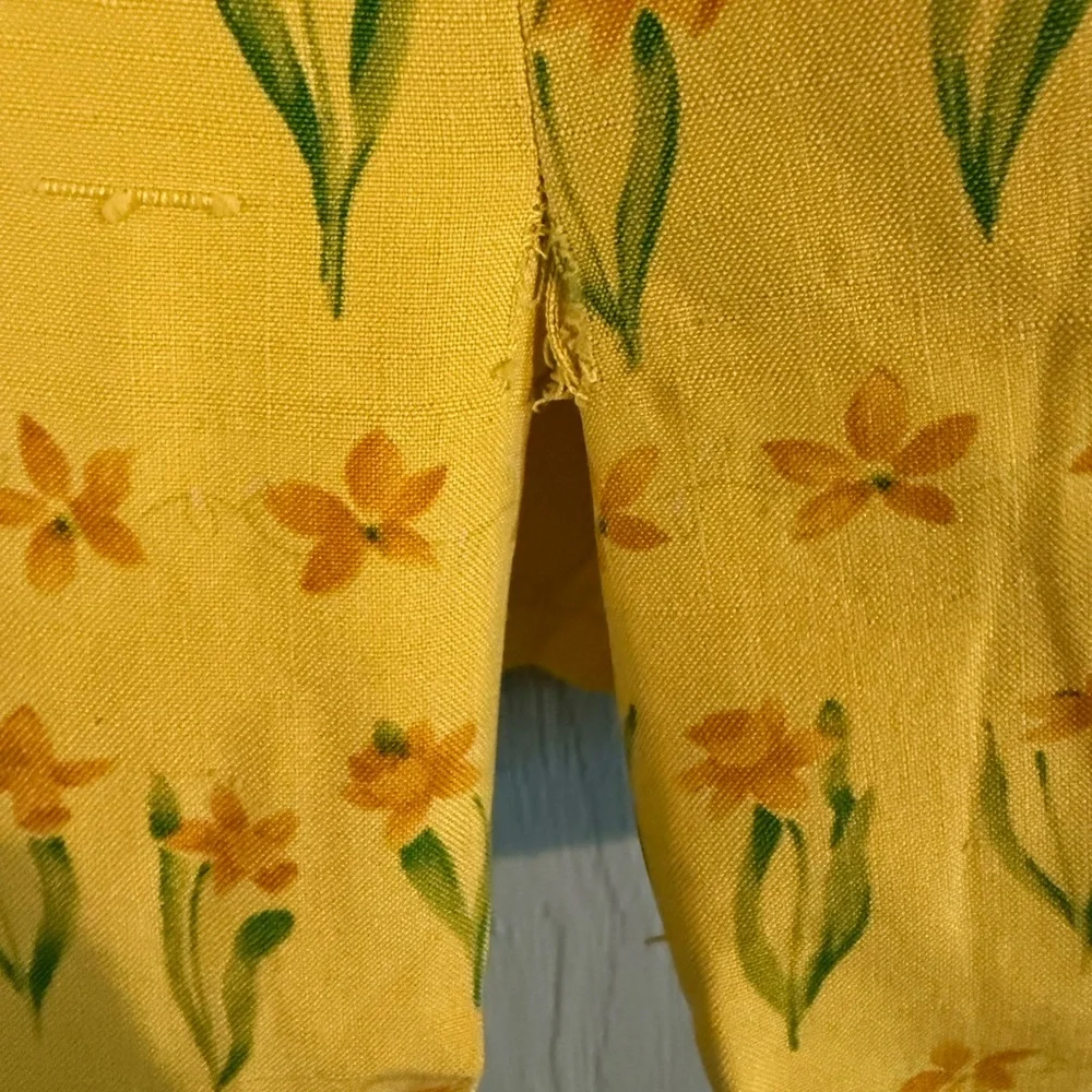 Kay Unger Yellow Tulip Dress - Picture 2 of 5